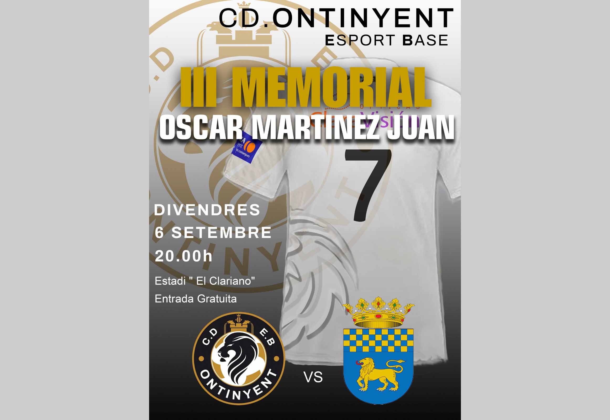 Cartel del III Memorial Óscar Martínez