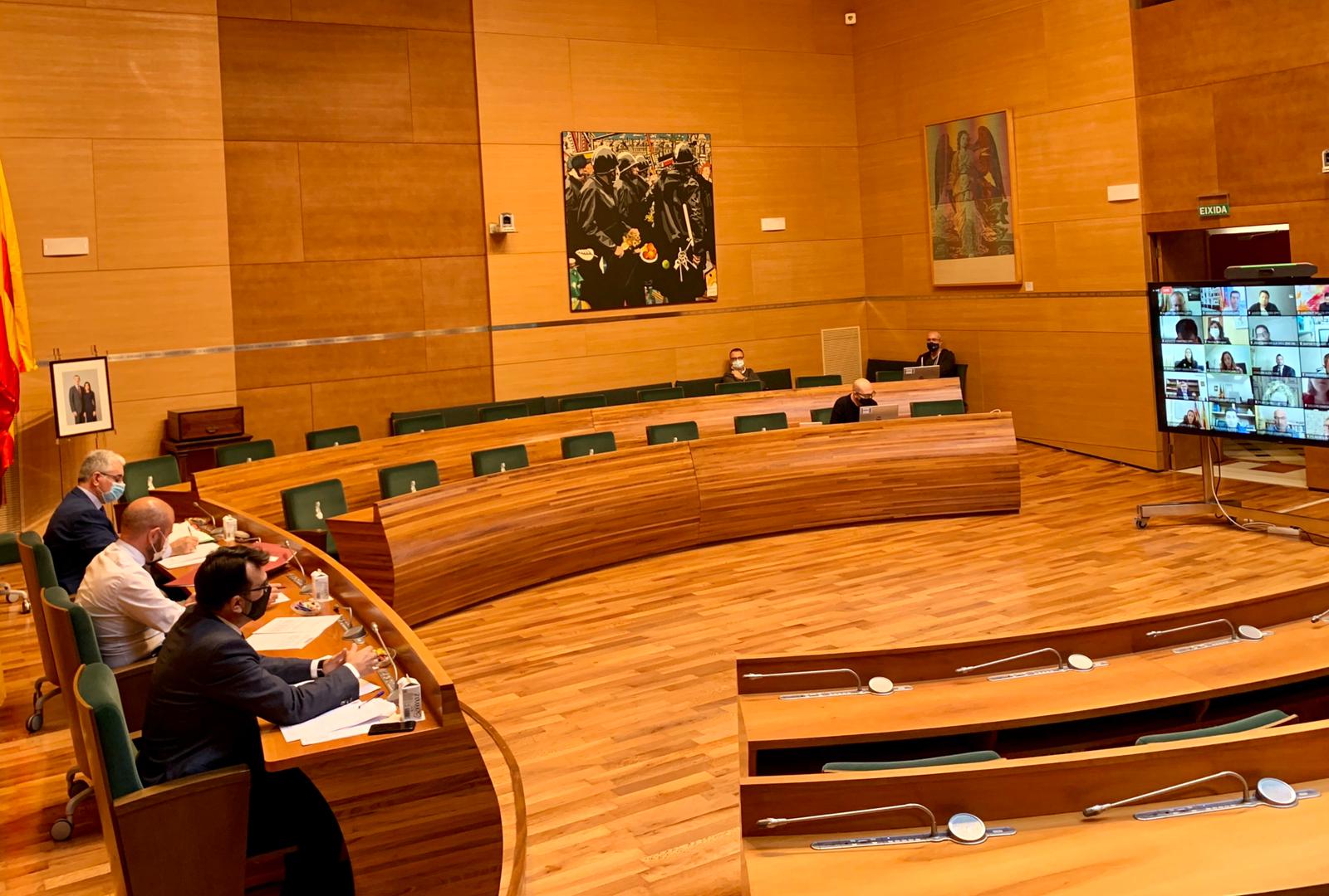 Pleno de la Diputación de Valencia