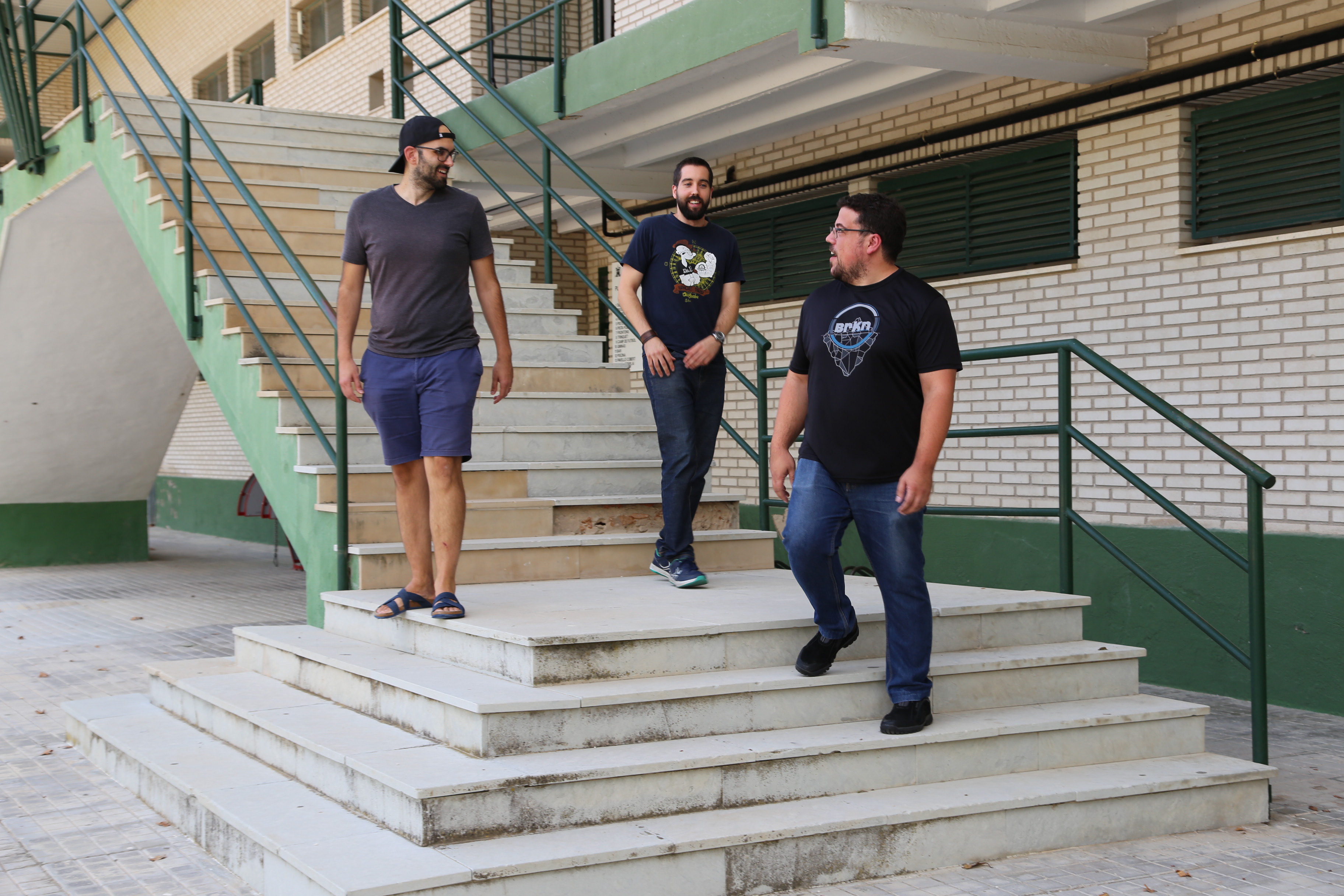 Saúl Salcedo, Tono Amador y Javier Barberà