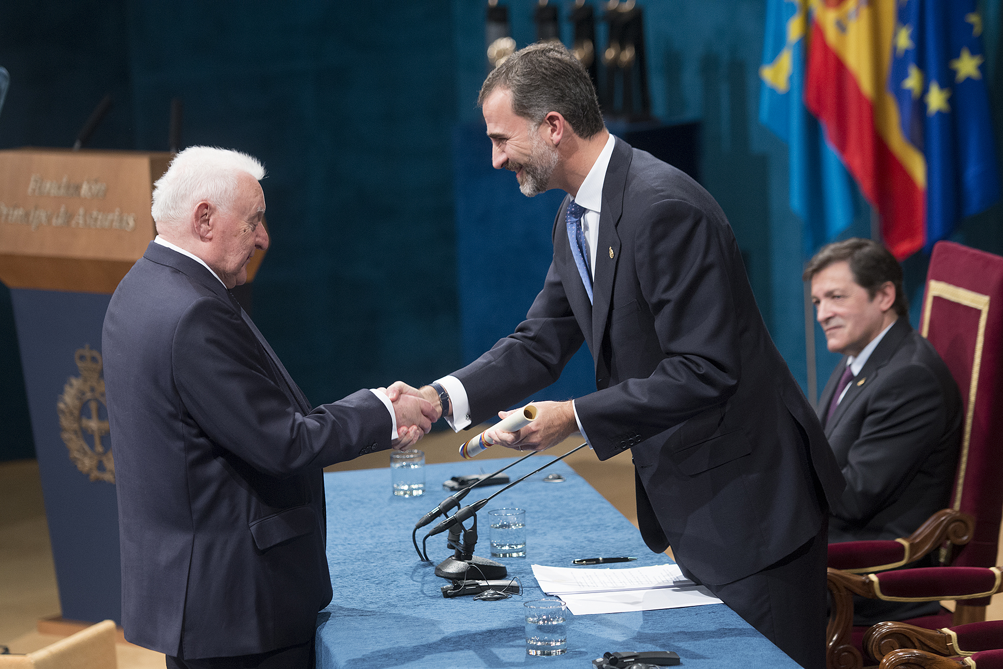 Joseph Pérez y el Rey Felipe VI