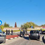 Accident en la rotonda dels Bombers d’Ontinyent
