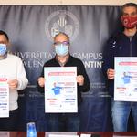 El trinquet acoge una partida de pelota con jugadores profesionales