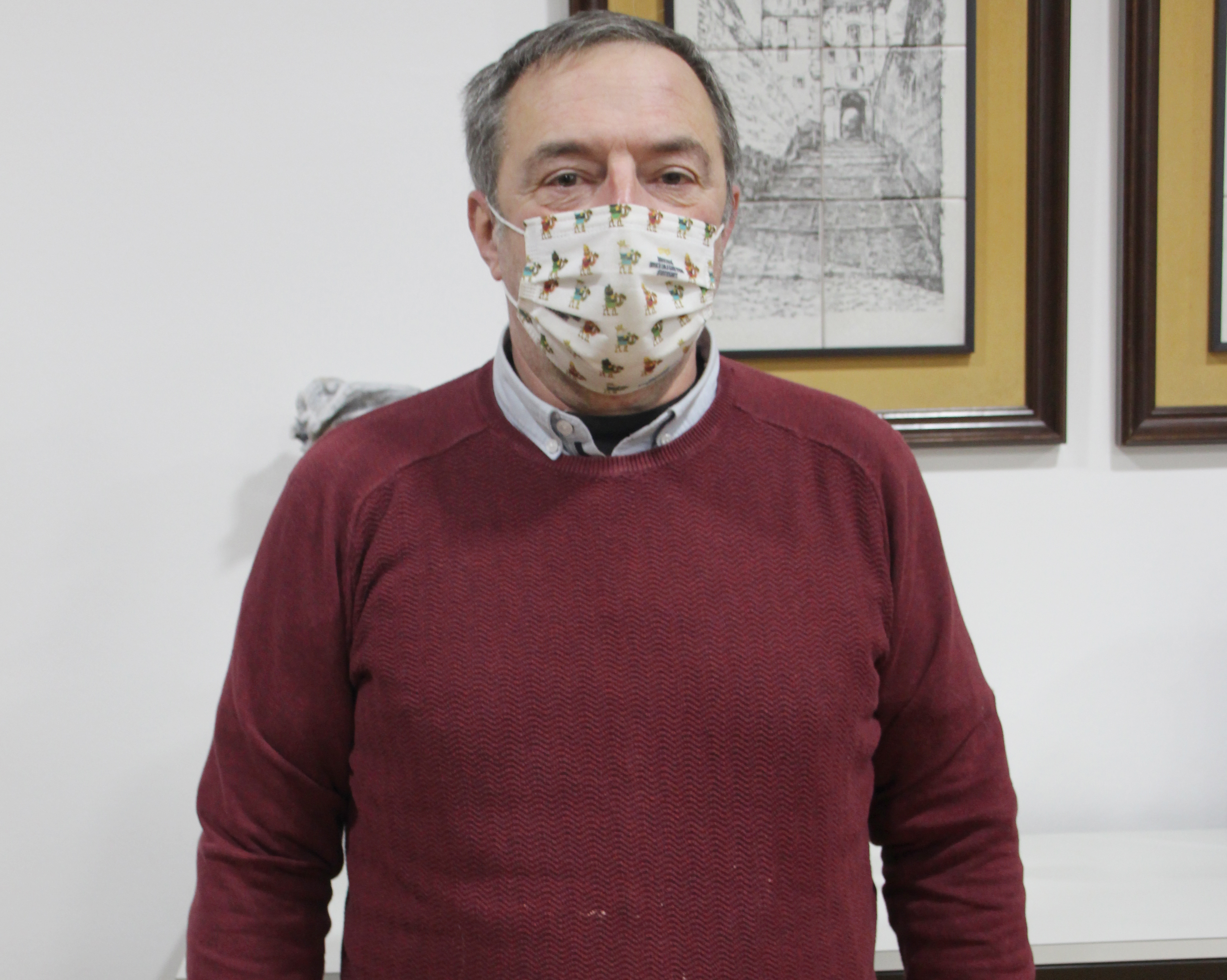 Jose Quiñones, presidente de la Asociació de Reis Macs d'Ontinyent