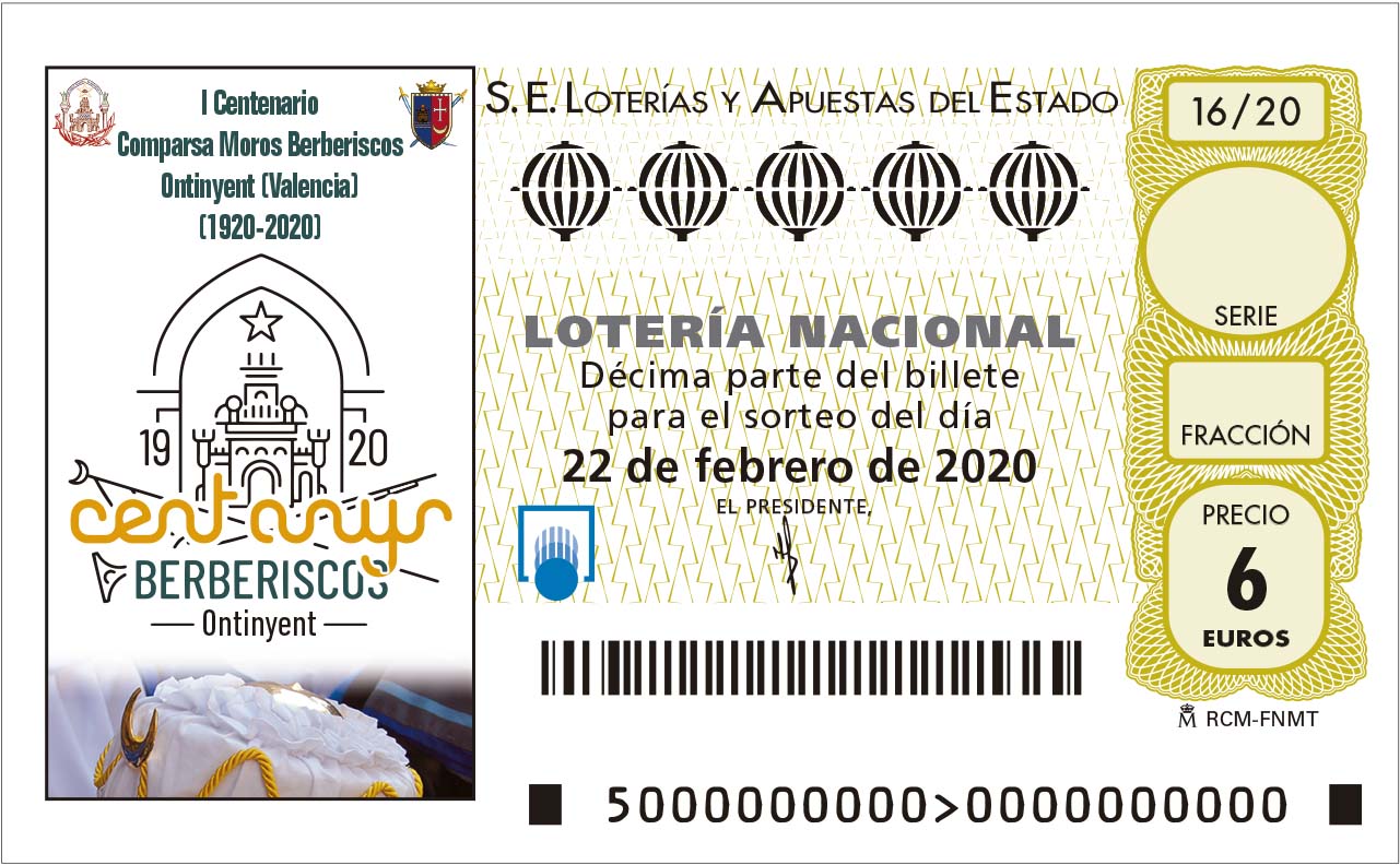 Décimo dedicado a los Moros Berberiscos de Ontinyent
