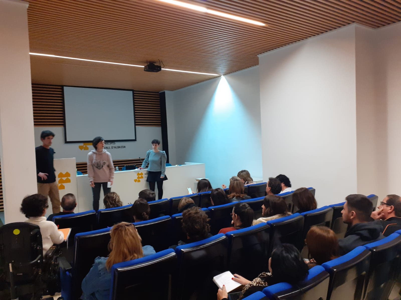 Asamblea de trabajadores de la Mancomunitat de la Vall d'Albaida