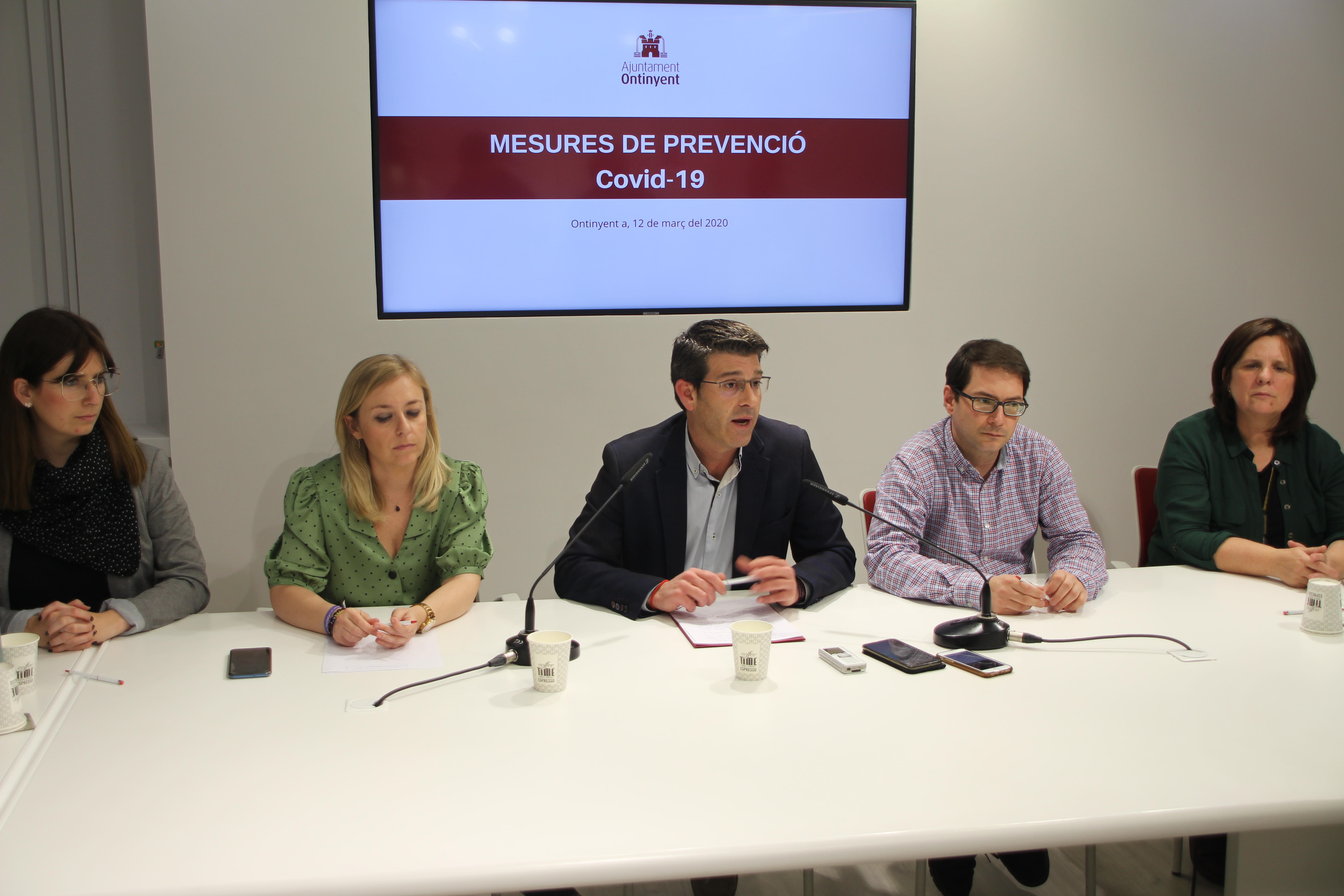 Jorge Rodríguez durant la roda de premsa 