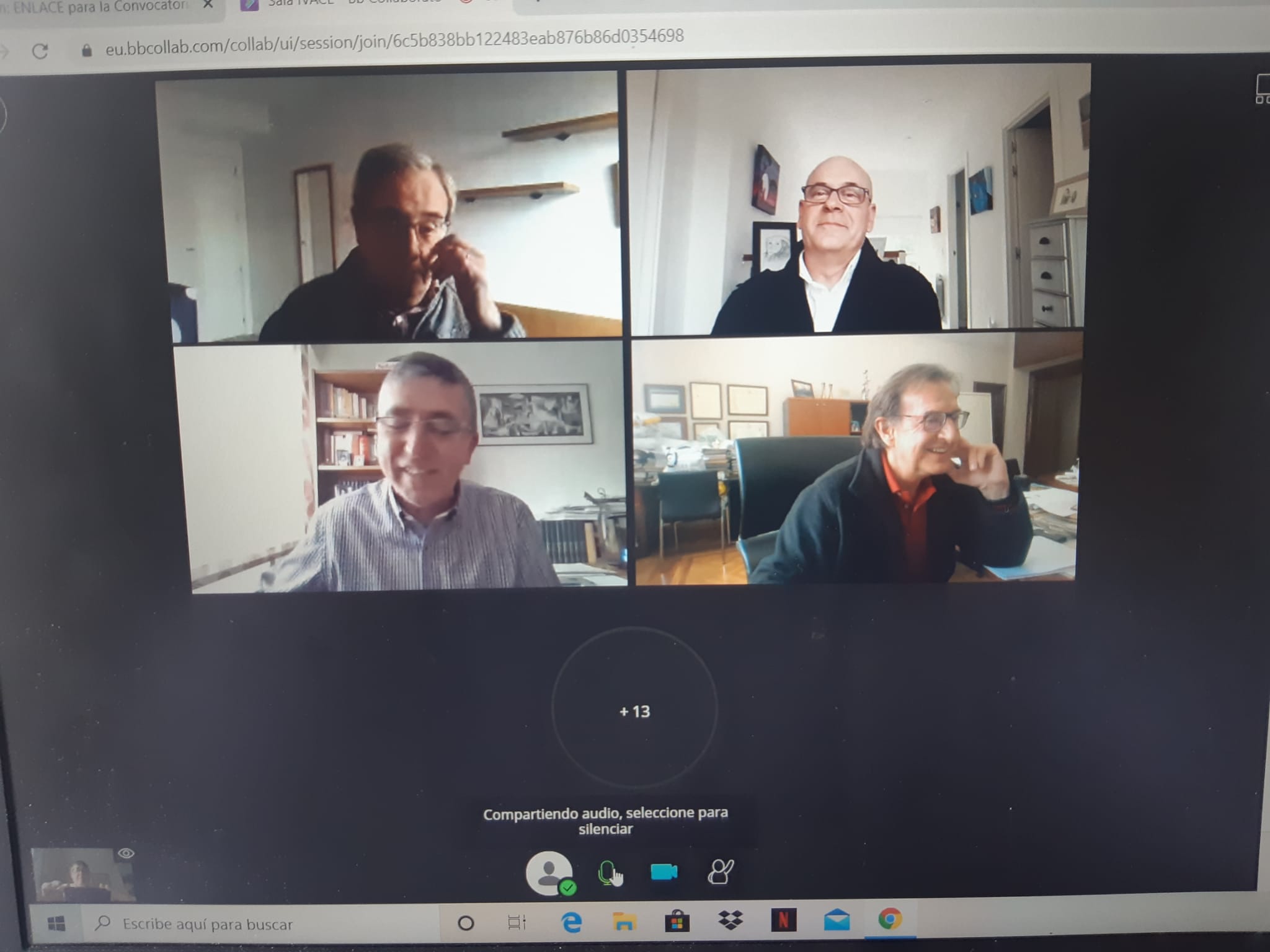 Imagen de la reunión