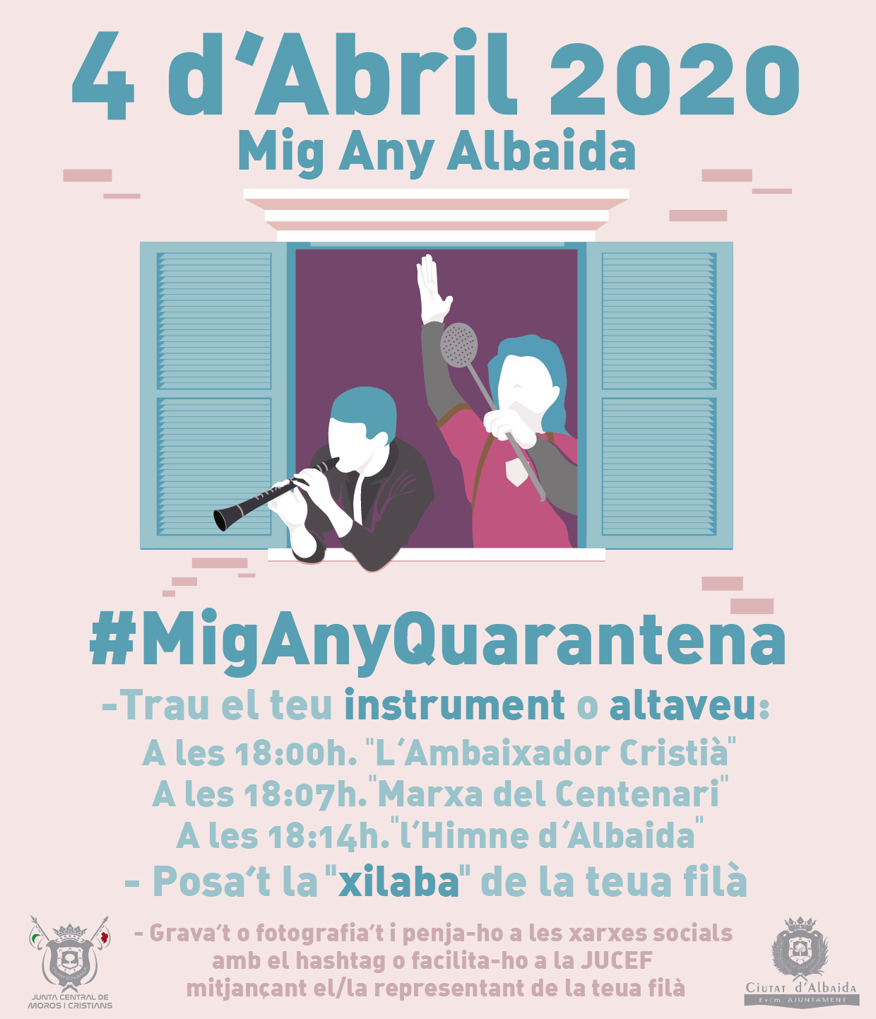 Cartel de la iniciativa para la celebración del Medio Año