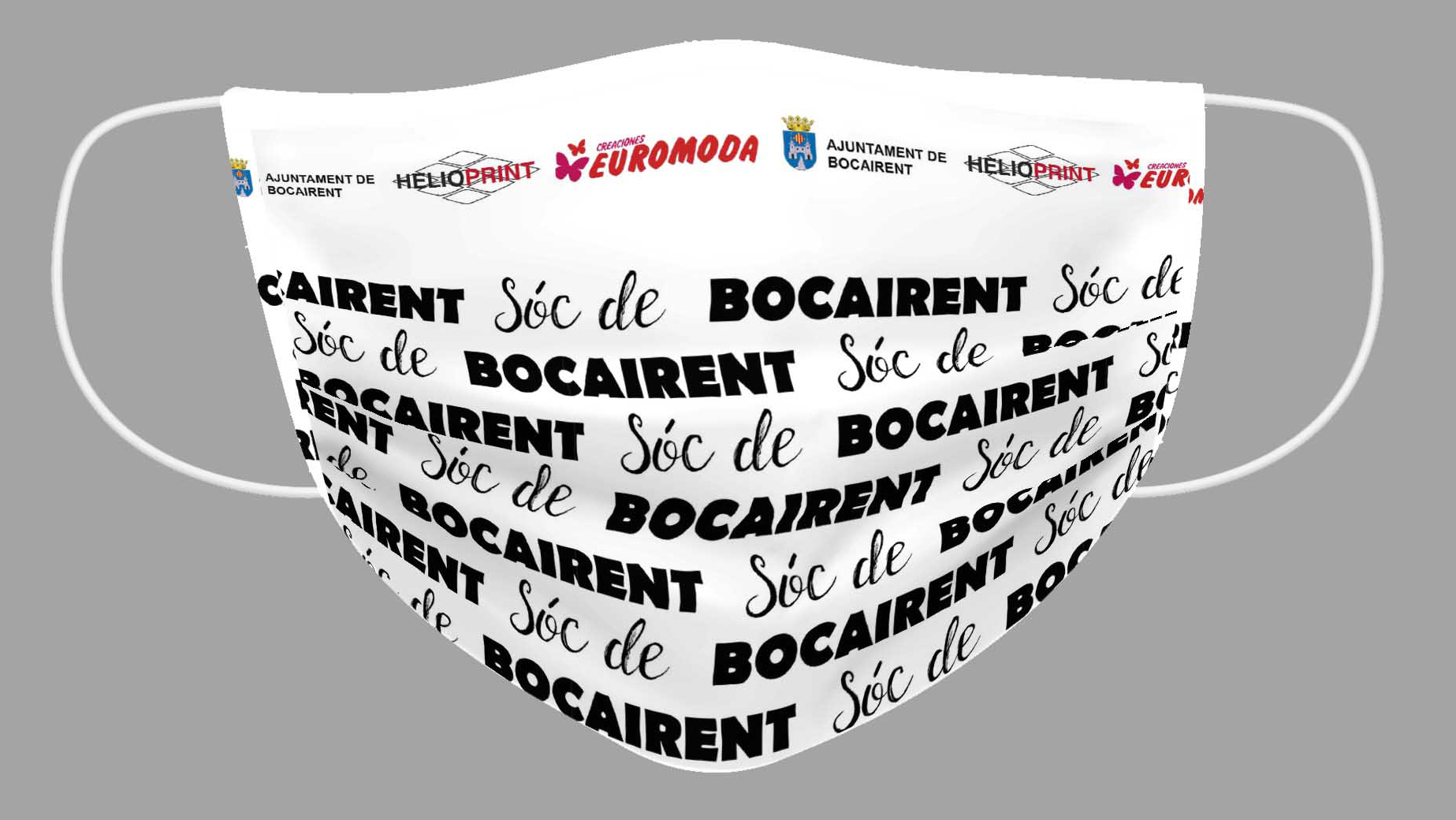 Las mascarillas que se están entregando en Bocairent