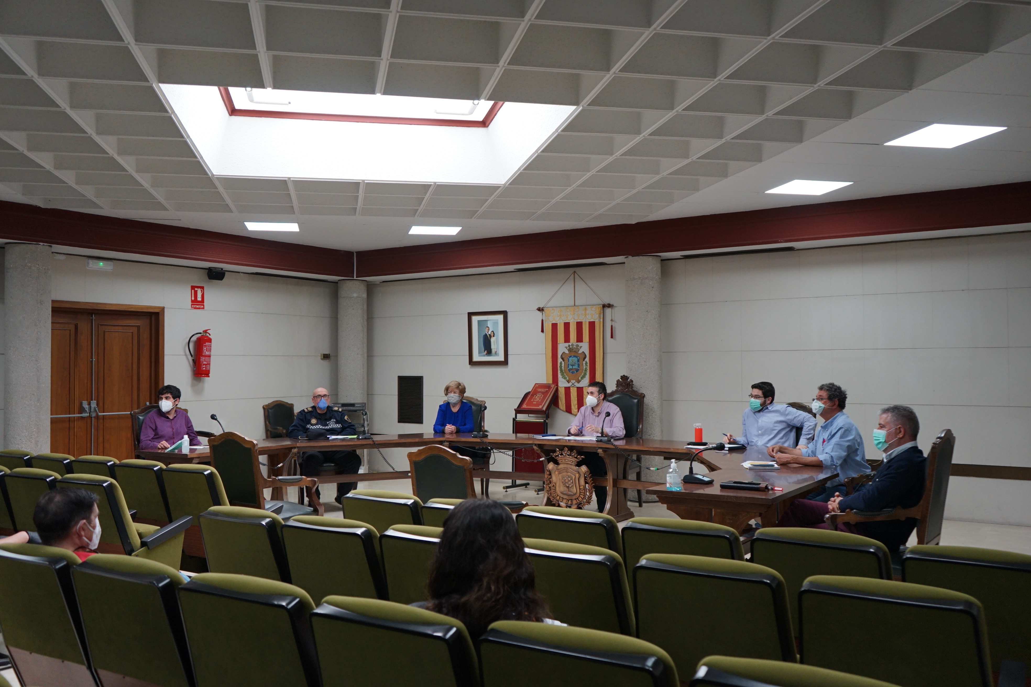 Foto de la reunión de la hostelería