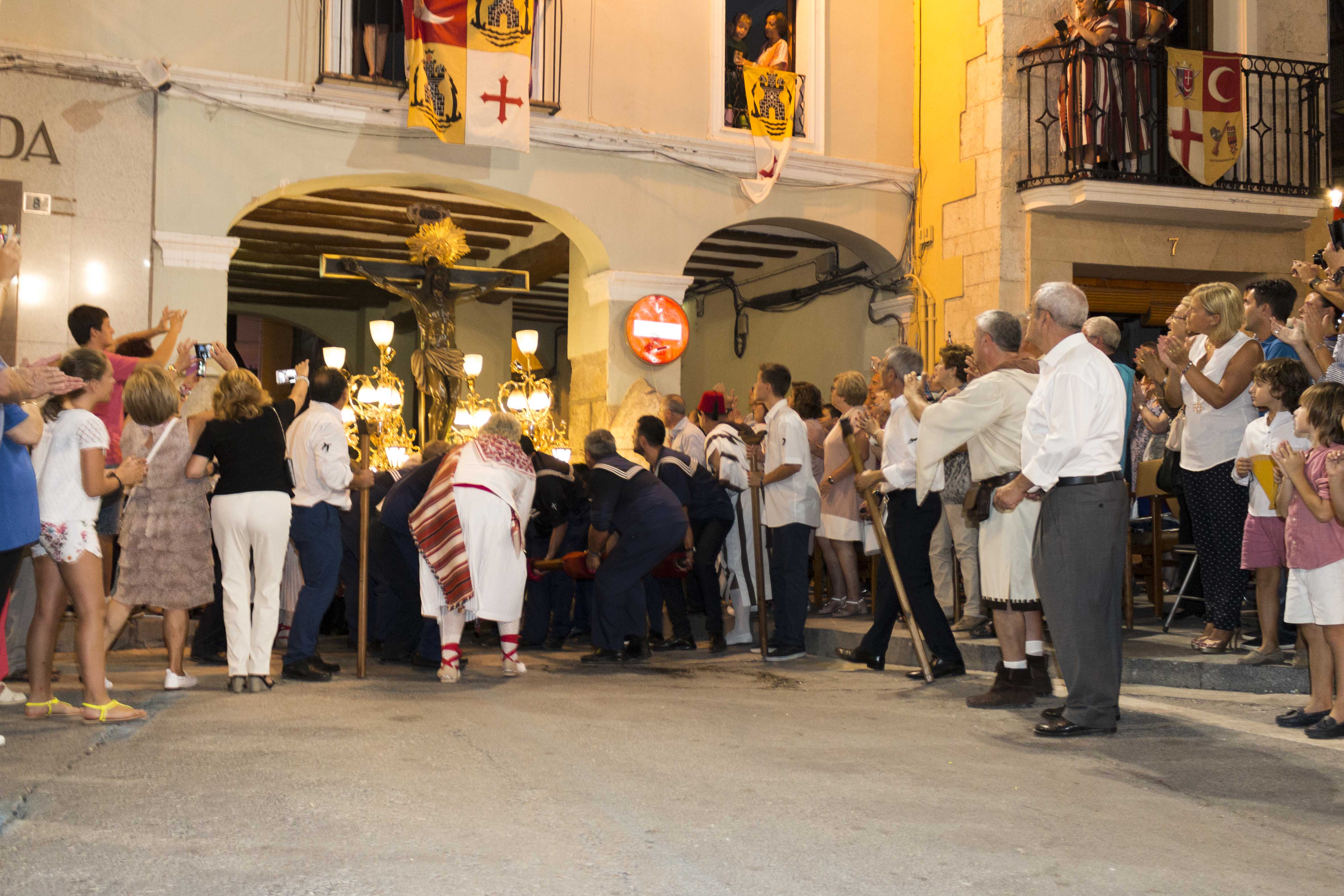 Imagen de la Bajada del Cristo del año 2017