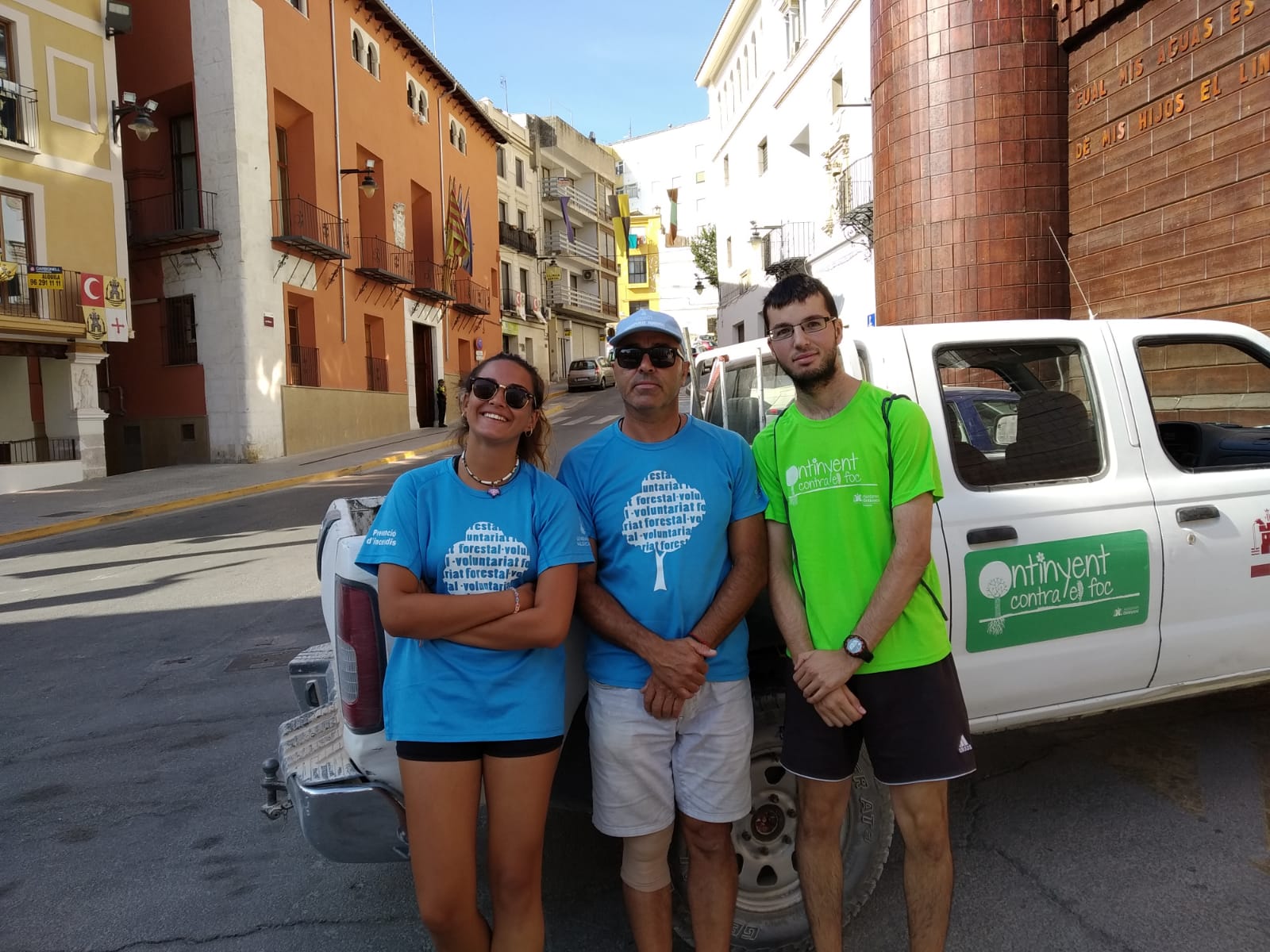 Voluntarios de Ontinyent contra el foc