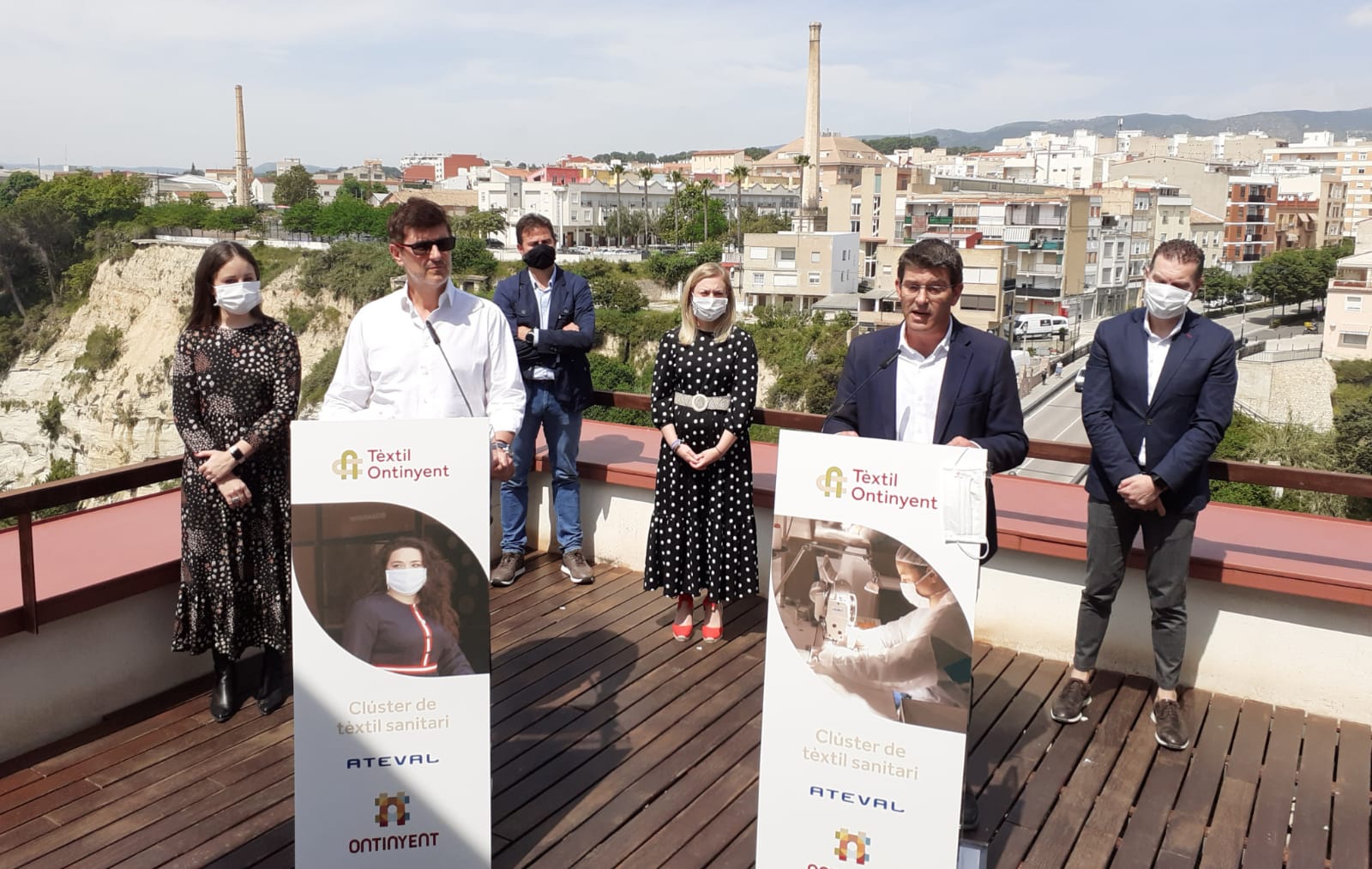 Imatge presentació del clúster de textil sanitàri d'Ontinyent