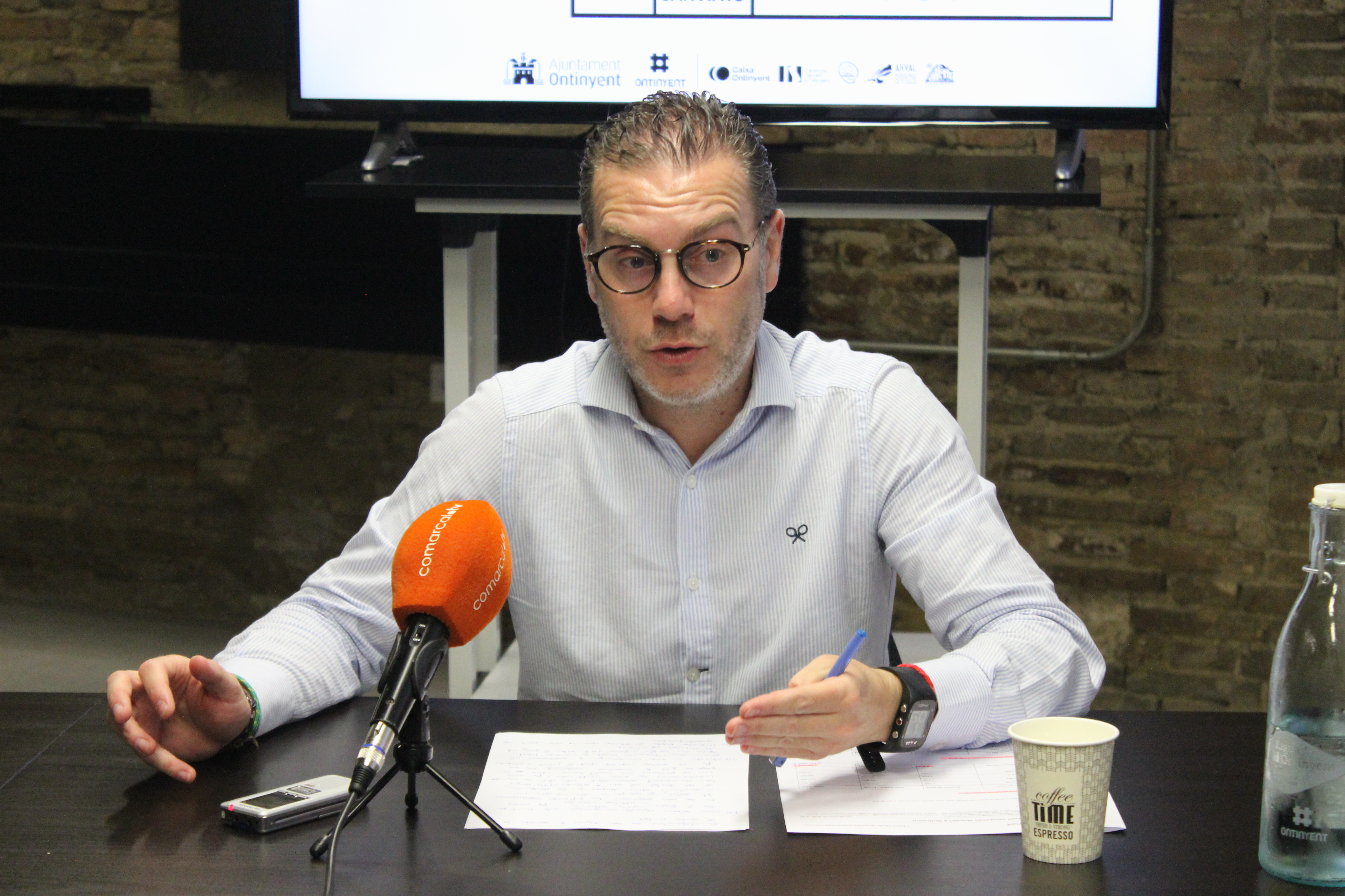 El regidor de promoció econòmica, Pablo Úbeda