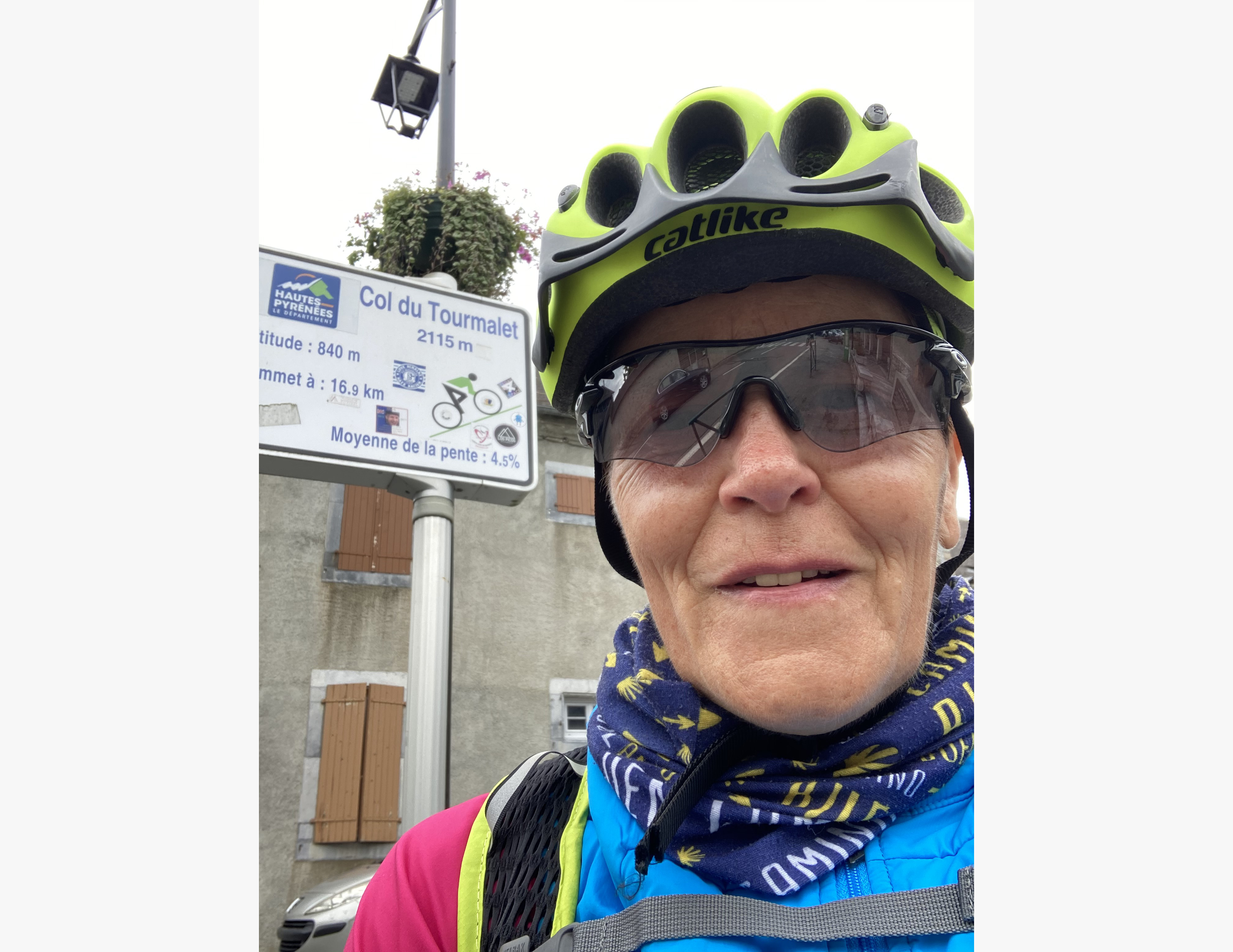 Marifé en el Tourmalet
