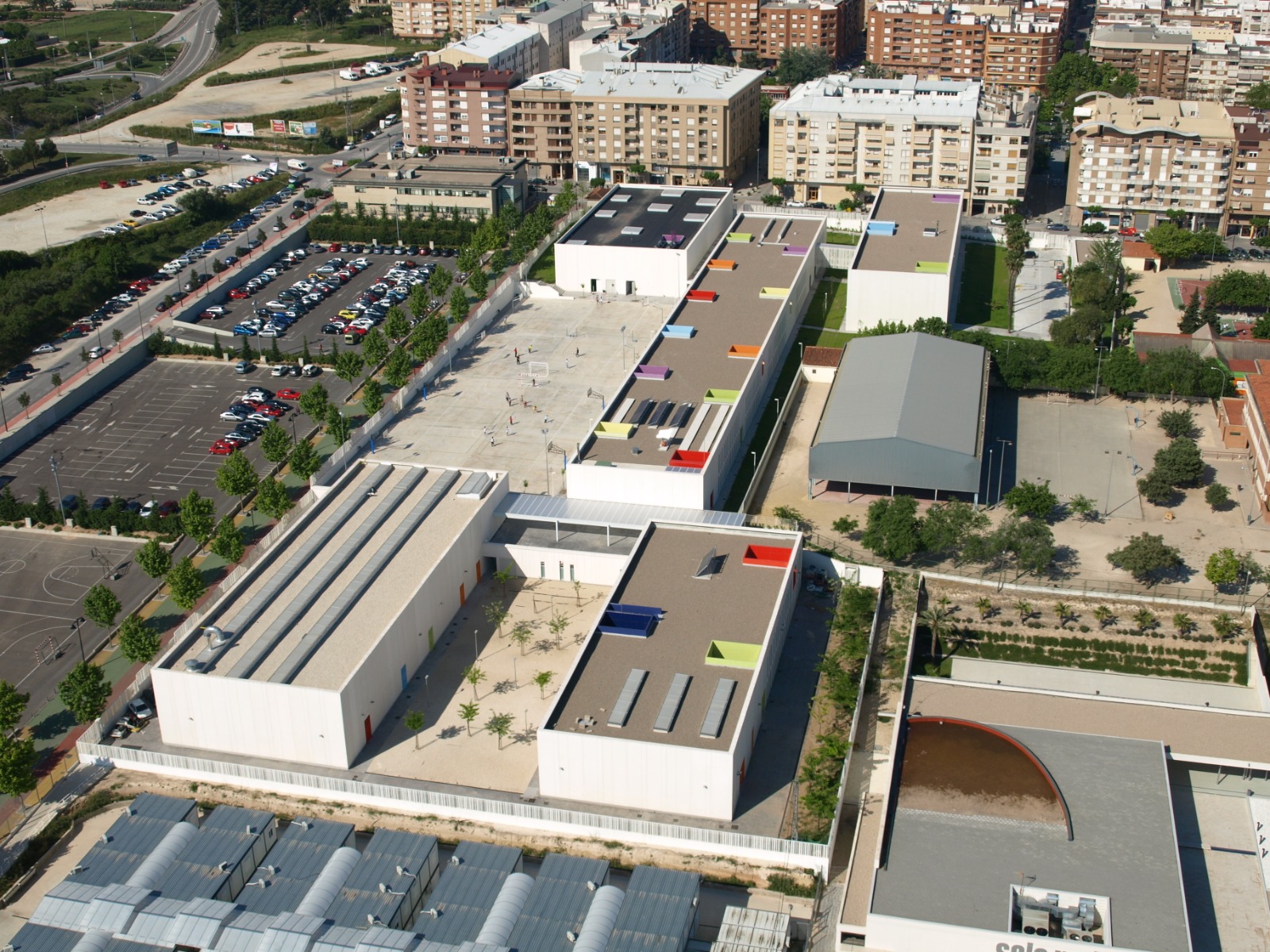 Vista aérea del IES Jaume I