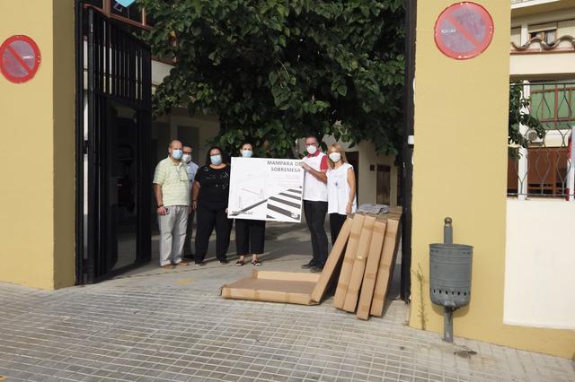 El Rotary Club Ontinyent entrega material contra el covid-19 a La Milagrosa y La Beneficència