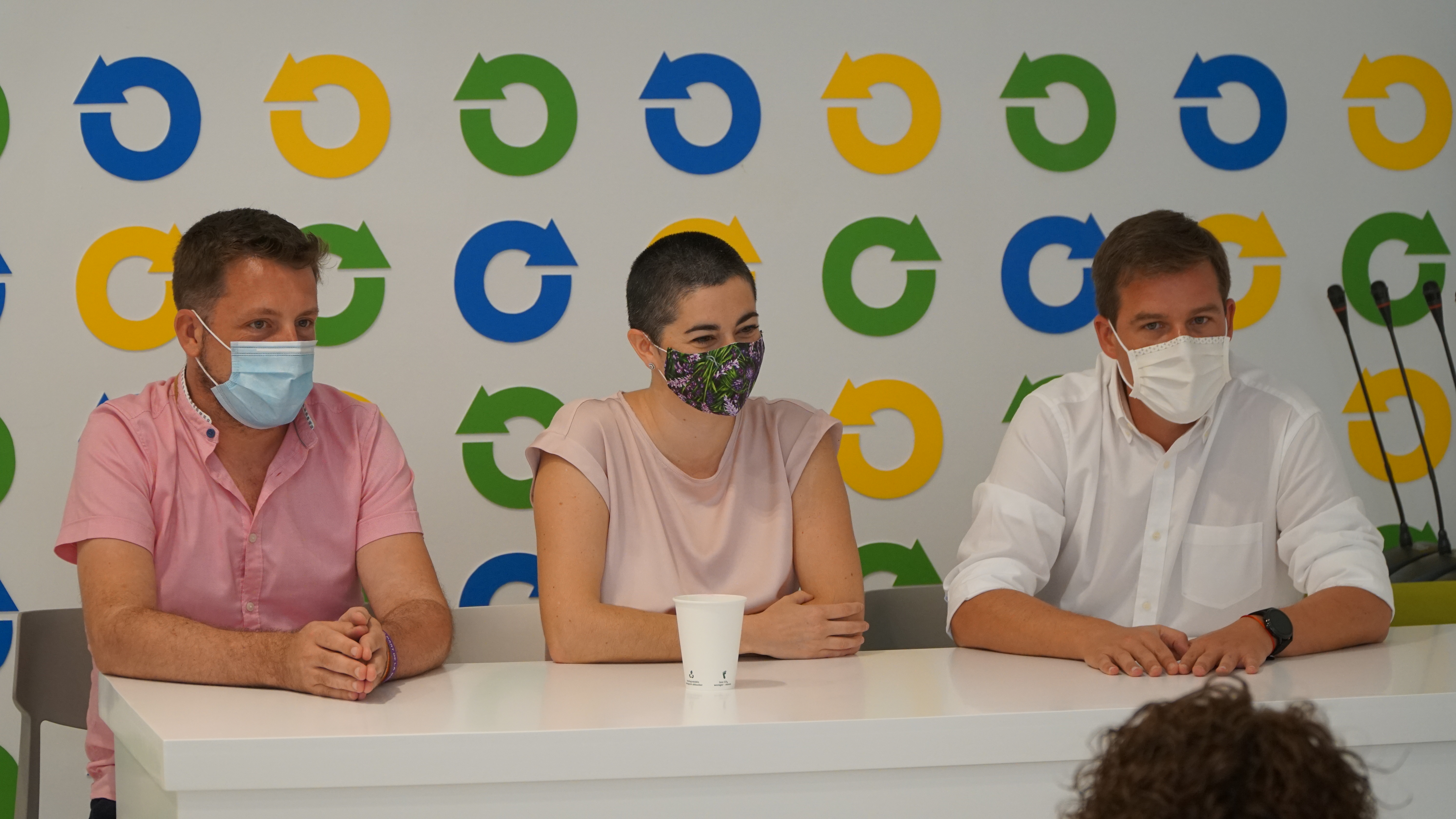 Vicent Muñoz, Elba Montes y Roger Cerdá