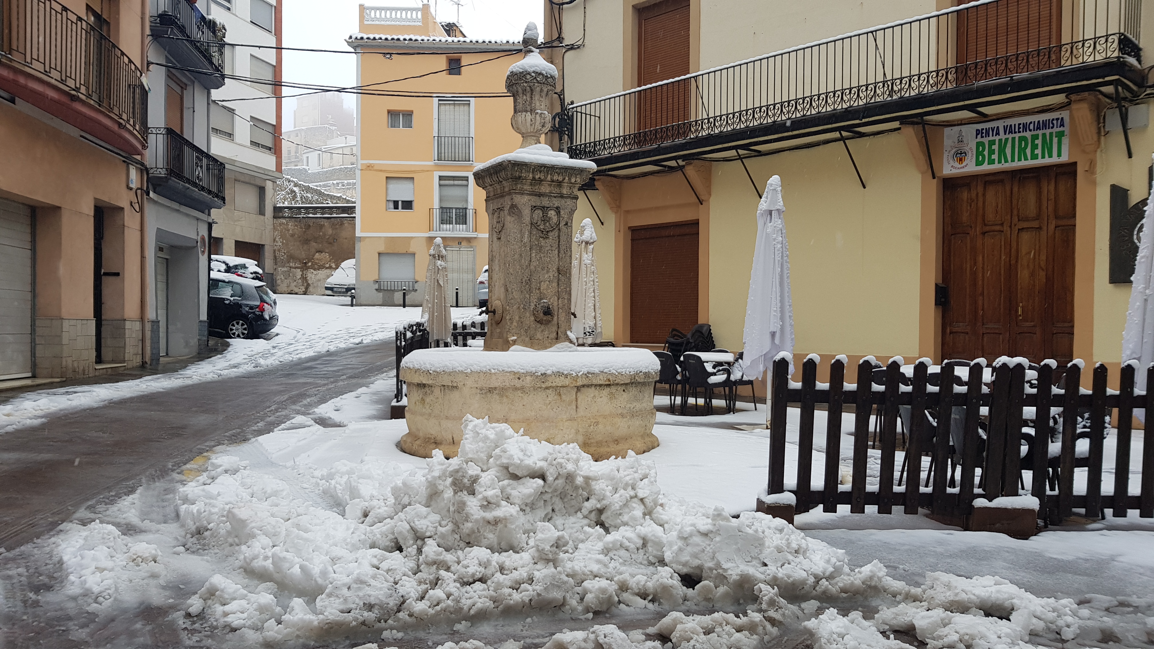 Nieve en Bocairent