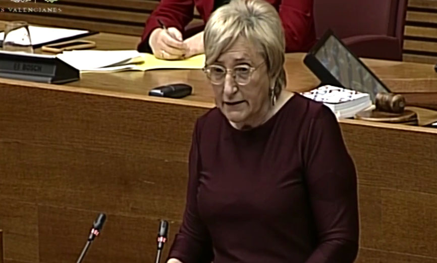 Ana Barceló, hoy en Les Corts