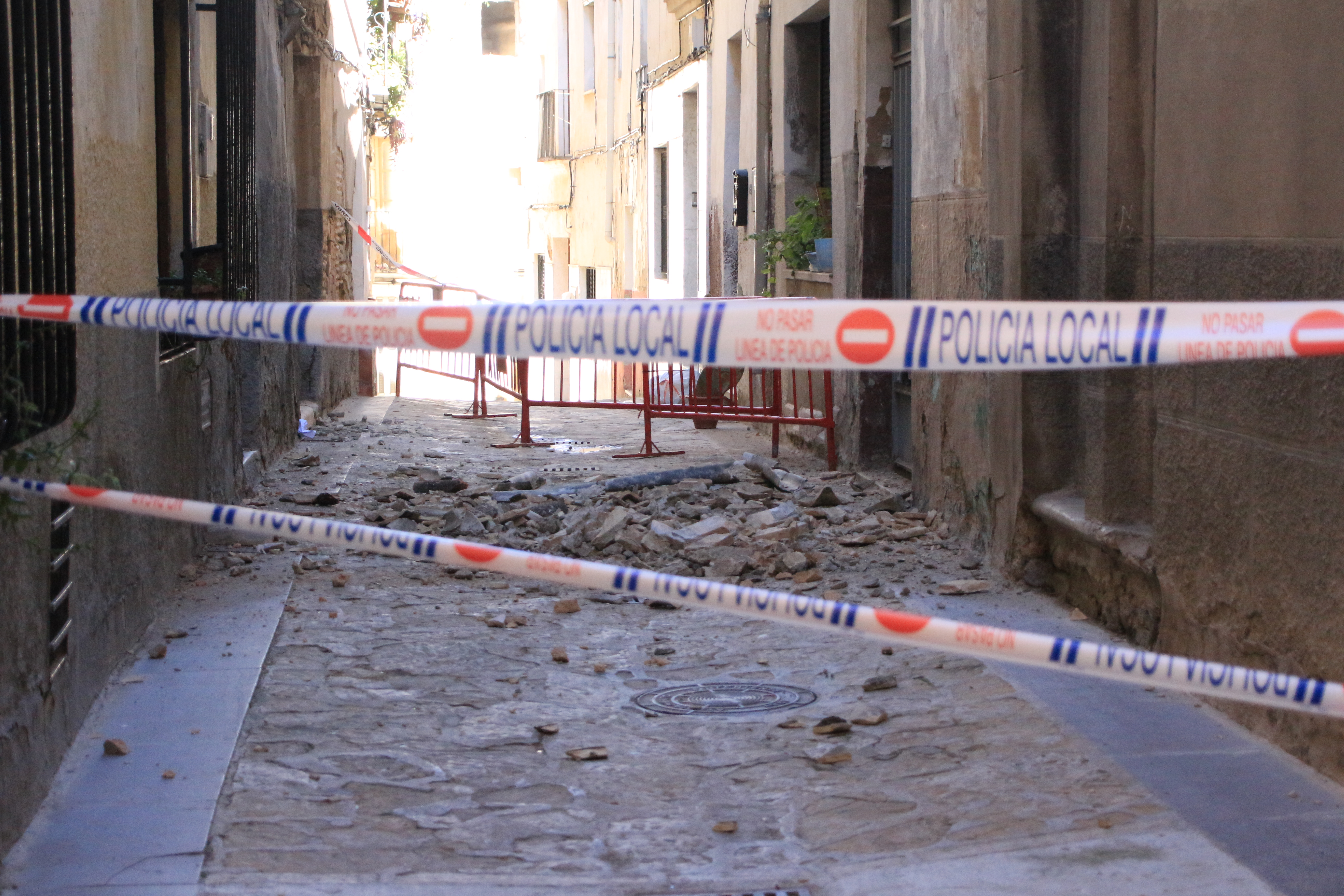 La casa derrumbada a Poble Nou
