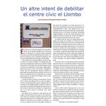 La Vall Ens Uneix porta al ple la defensa del treballador atacat per la Junta Veïnal del Llombo