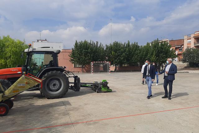Bielsa visita obras financiadas por la Diputació en La Vall d’Albaida