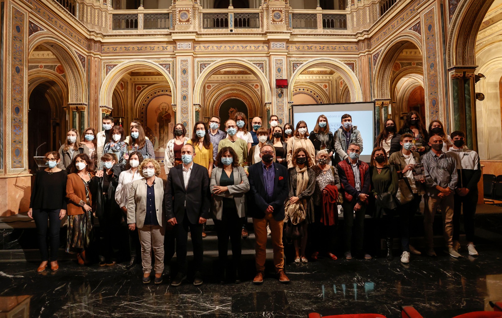 La foto de todos los premiados