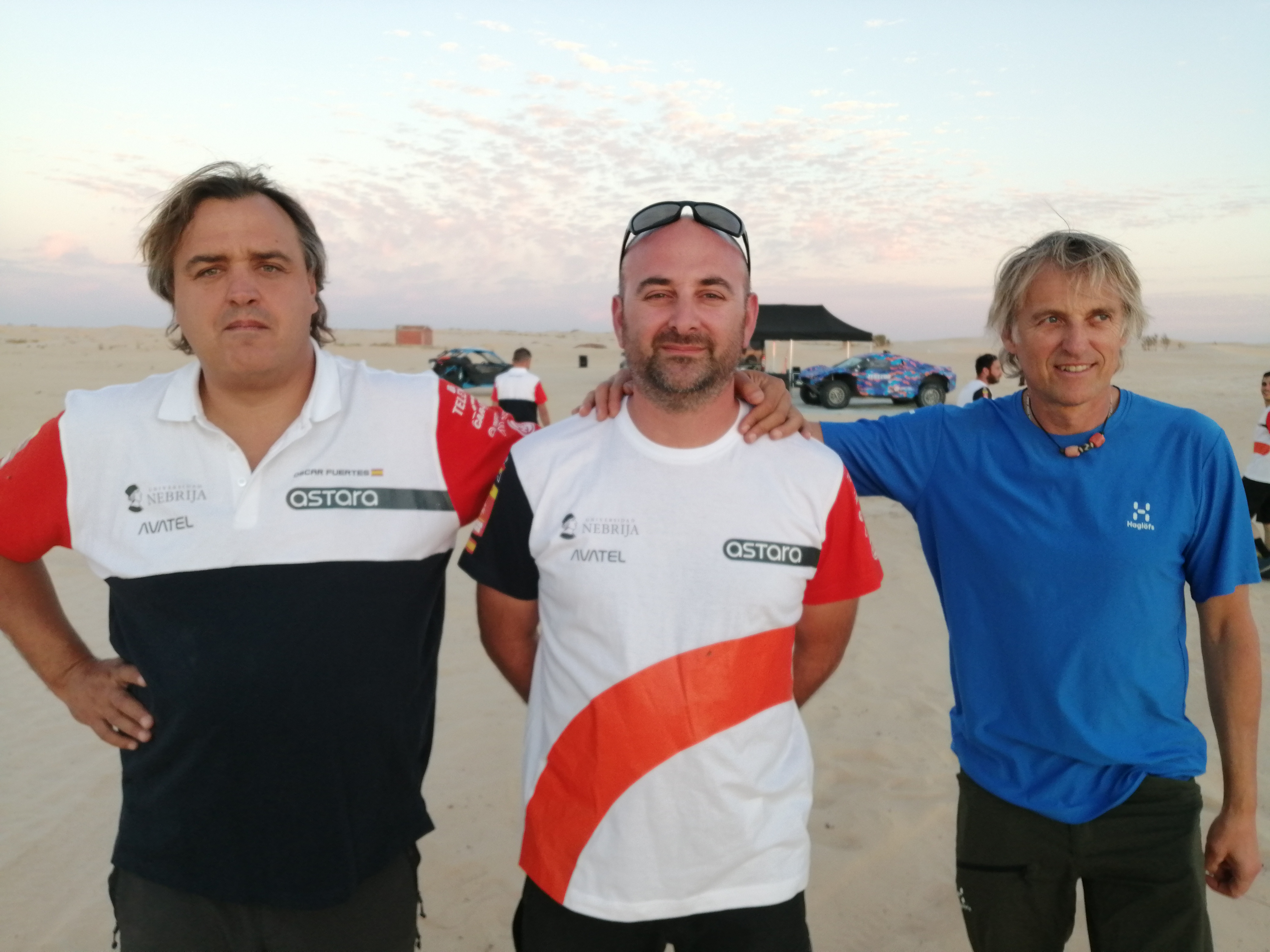 Óscar Fuertes, Miguel.A. Guerrero y Jesús Calleja