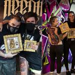 Els ontinyentins Gabo Raga i Eva Ferrero, premiats en la Convenció del Tatuatge d’Alacant 