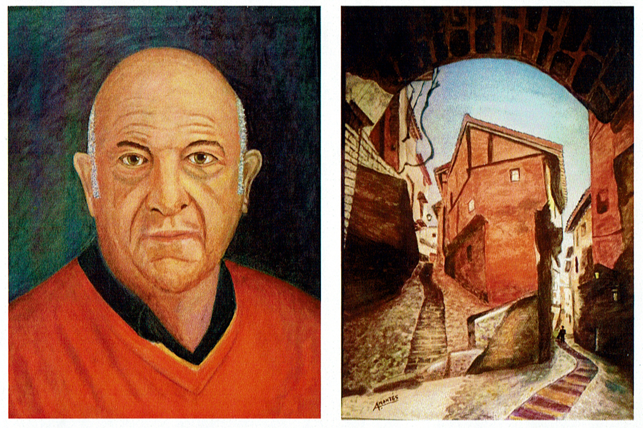 Un dels quadres d'Antonio Montés