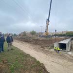 Ontinyent instal·la les canonades gegants de l’obres antiinundacions de Benarrai