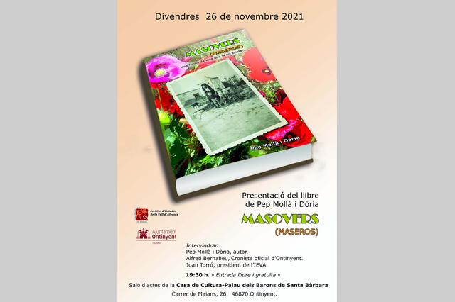 Pep Mollà presenta el seu nou llibre ‘Masovers’ 
