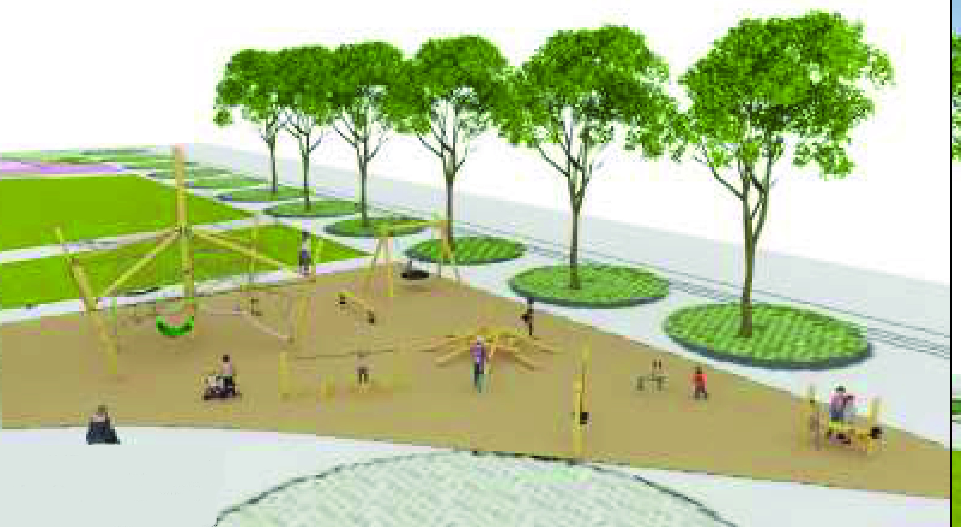 Maqueta de la 'nova' Glorieta