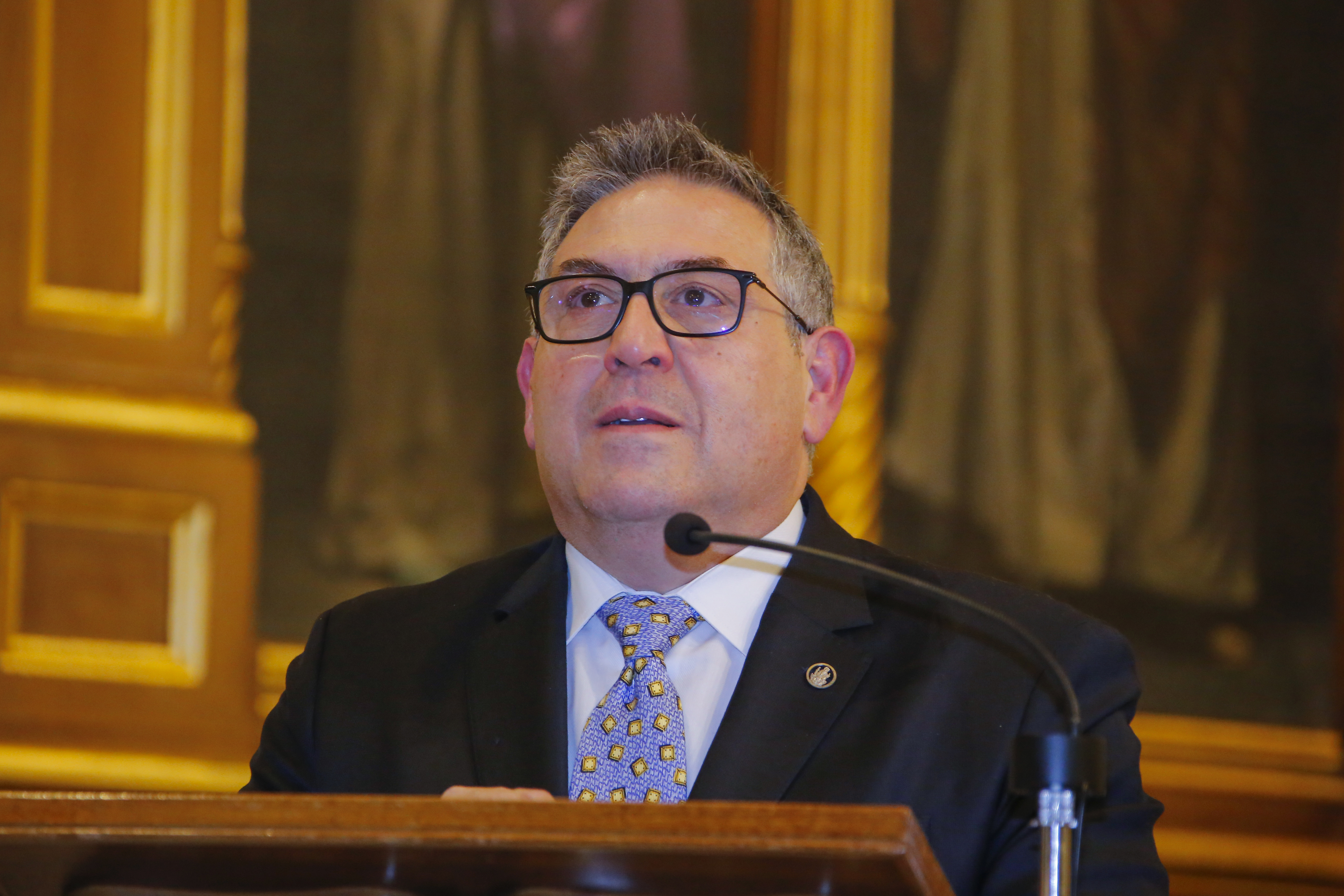 Manolo Requena, durante el pregón
