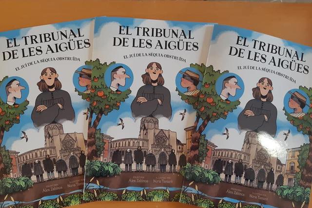 La Diputació y la Acadèmia Valenciana de la Llengua editan un cómic del Tribunal de las Aguas