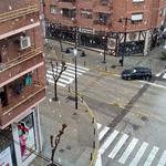 La neu s'asoma per Ontinyent per deixar pas al sol