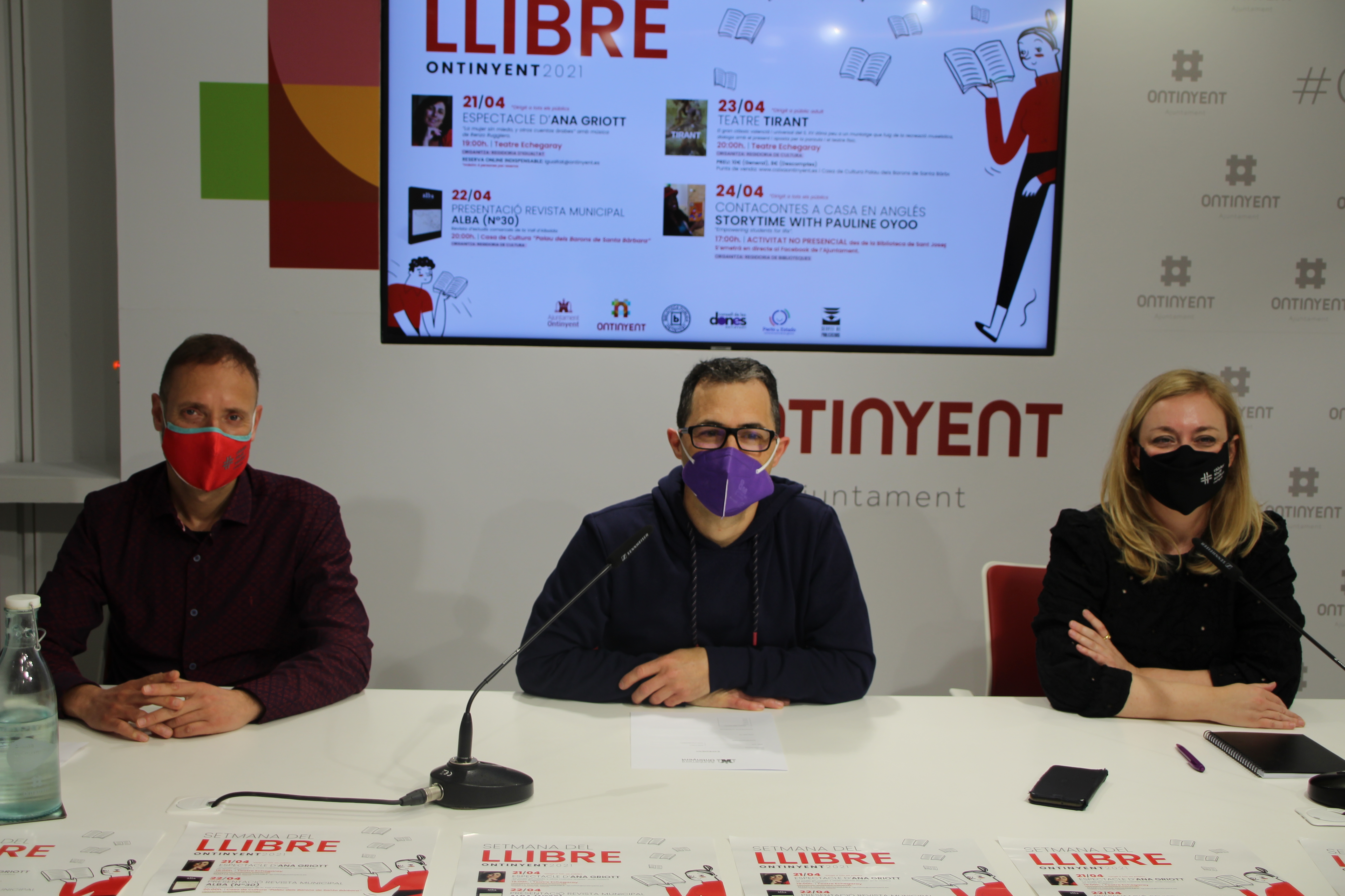 Álex Borrell, Ferran Gandia i Natalia Enguix