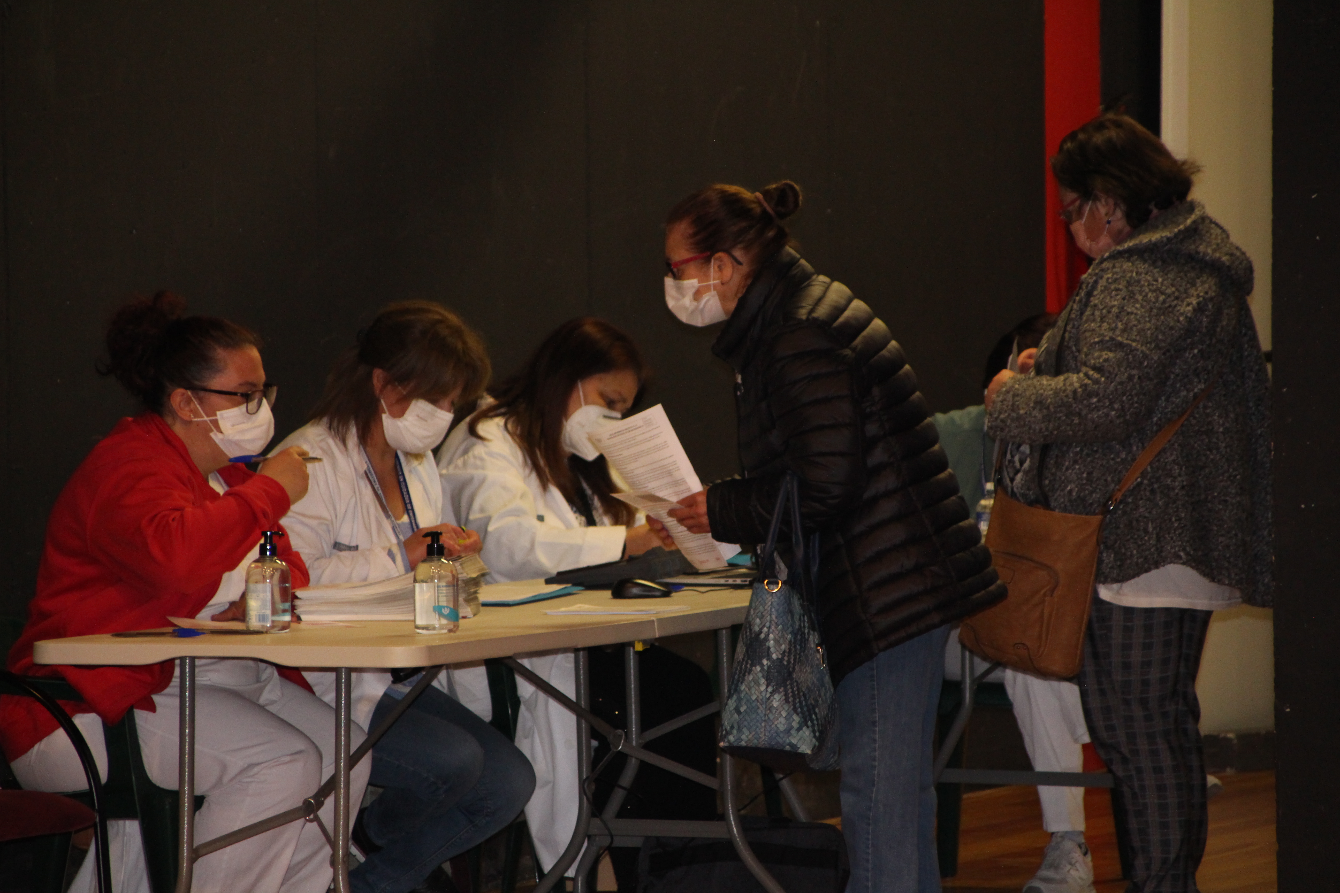 Les primeres persones vacunades a Ontinyent