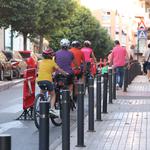 Ontinyent da la bienvenida a "Ontibici" con una bicicletada