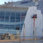 "Dulk" pinta un gran mural de 13 metres d’alt a Ontinyent