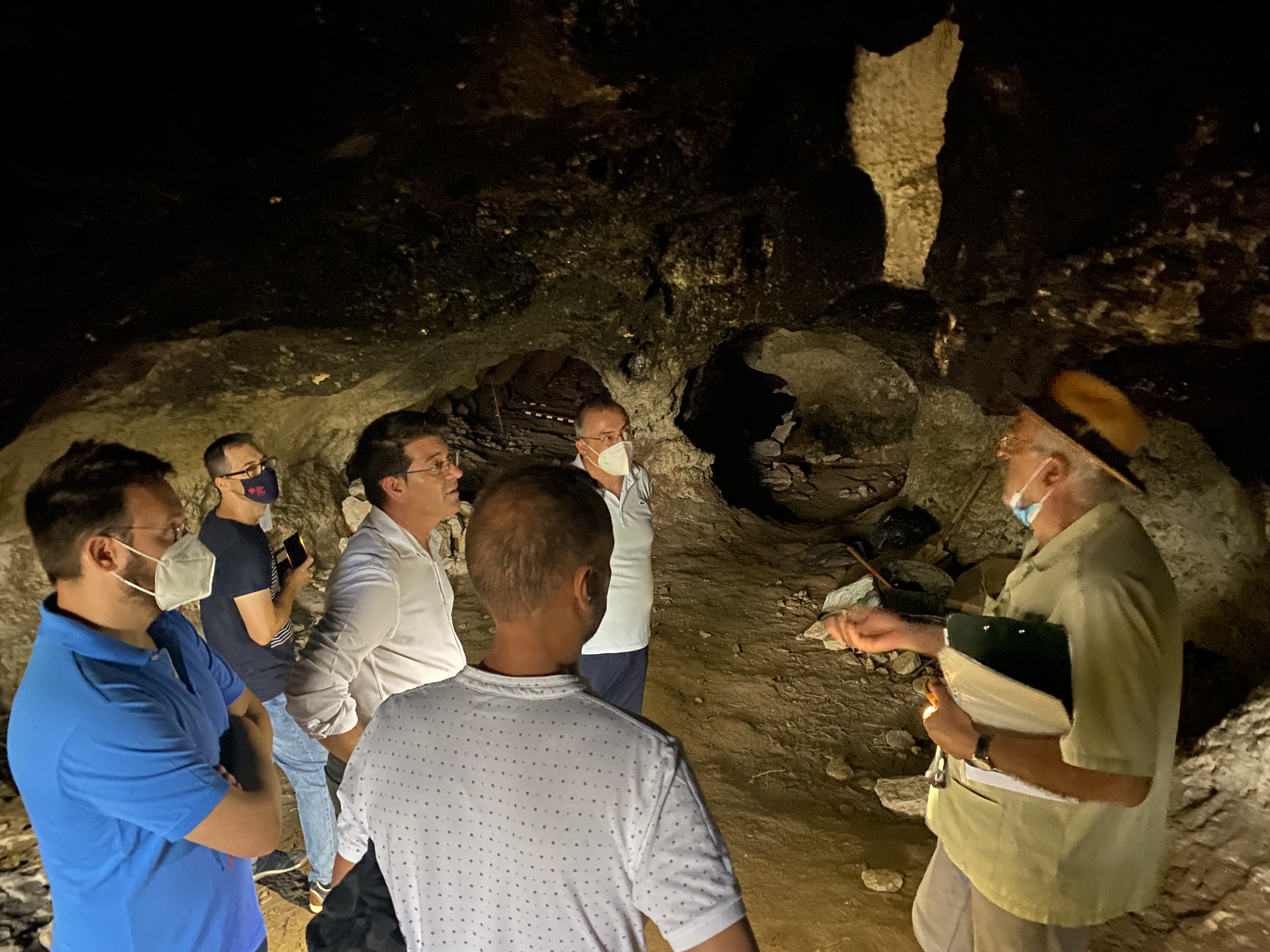 Visita a l'excavació