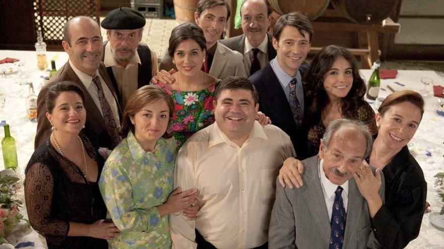 El conjunt d'actors de l'Alqueria Blanca