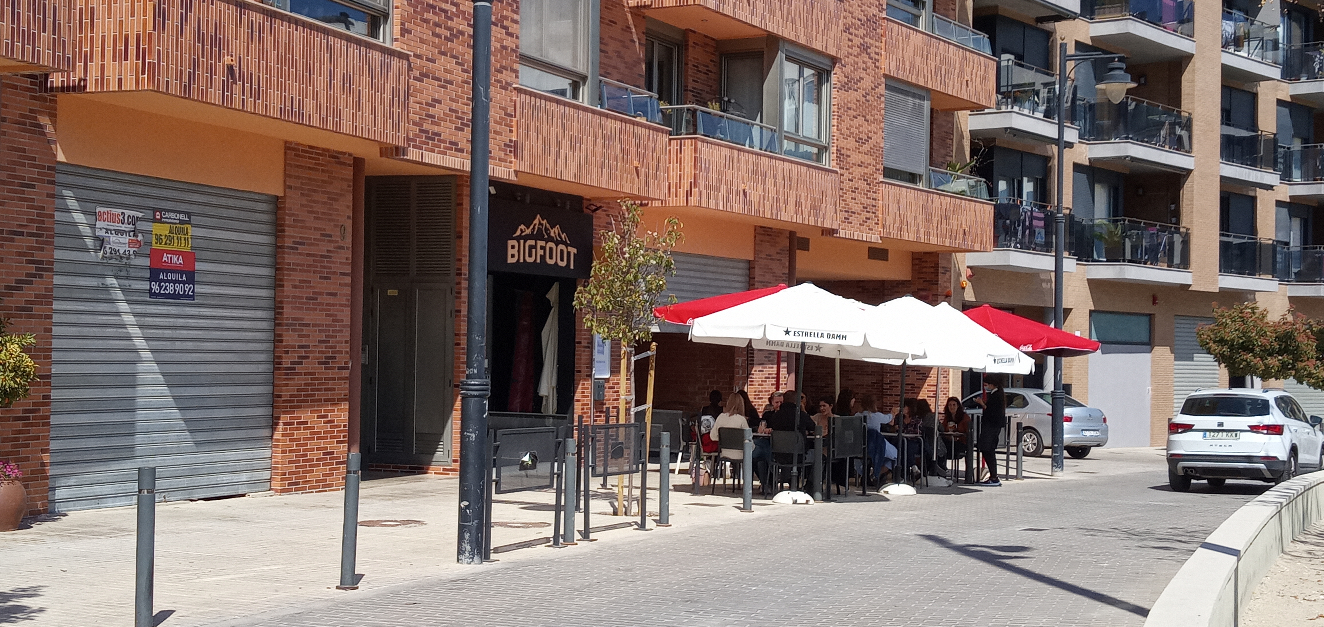 Foto recurso de una terraza
