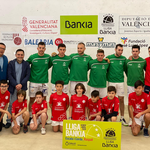 El trinquete de Ontinyent se estrena en la Liga Caixabank con el equipo local liderado por Iván