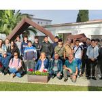 Alumnos del IES Jaume I visitan el cementerio de Ontinyent