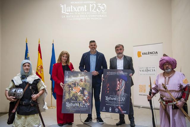 Llutxent acull la recreació de la Batalla dels Corporals del segle XIII