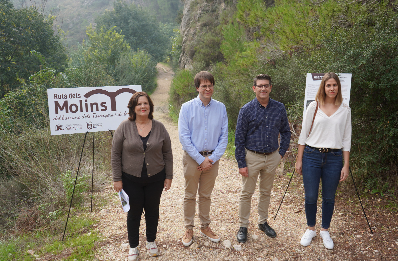 Sayo Gandía, Xavier Molina, Jorge Rodríguez e Irene Ribera
