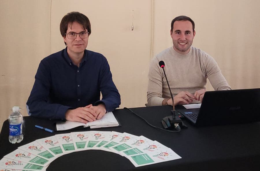 El alcalde, Xavi Molina, y el concejal Sergio Gandía