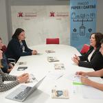 Ontinyent fomenta la recollida de cartró comercial 